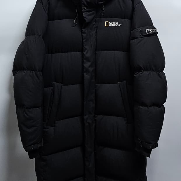 내셔널지오그래픽 덕다운롱패딩 L