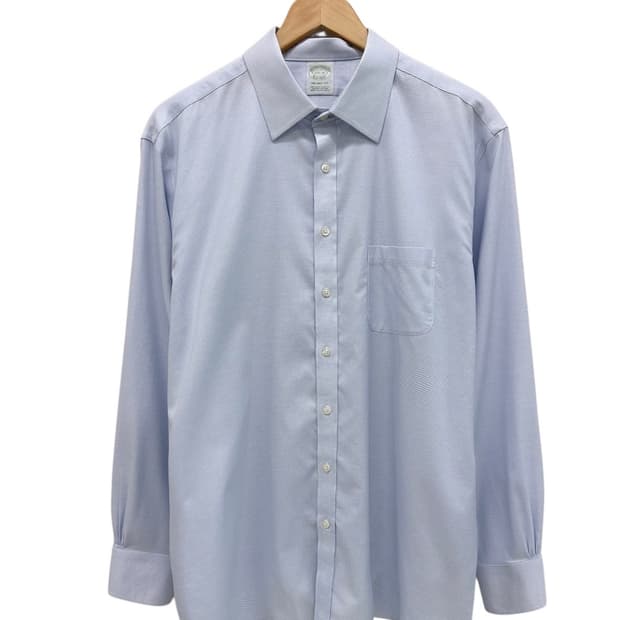 브룩스브라더스 잔체크셔츠 소라색 (XL~2XL) 