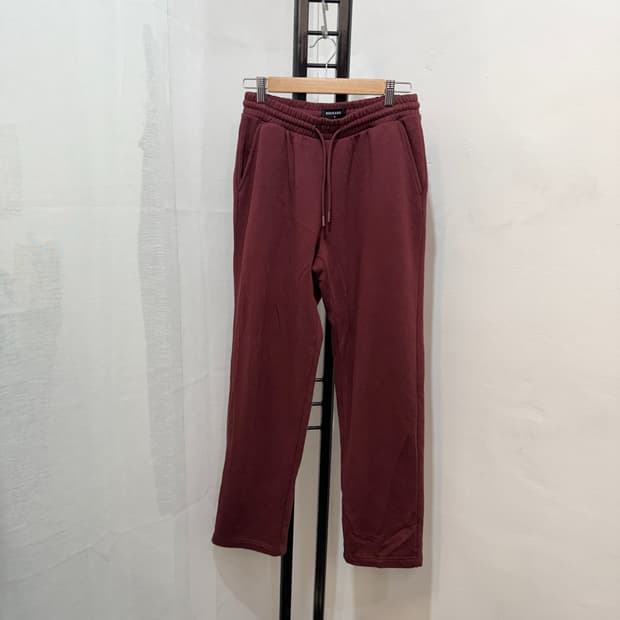 버카루 와인 밴딩트레이닝팬츠 기모 츄리닝바지 4266