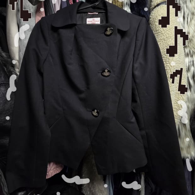 비비안웨스트우드 데드스탁 긱시크 니혼진 블랙자켓