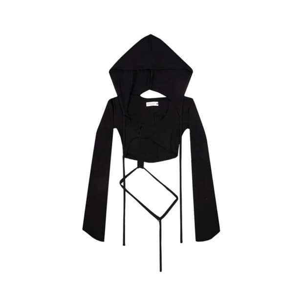 에이시넥틱스 후드 가디건 블랙 m aesynctx 볼레로