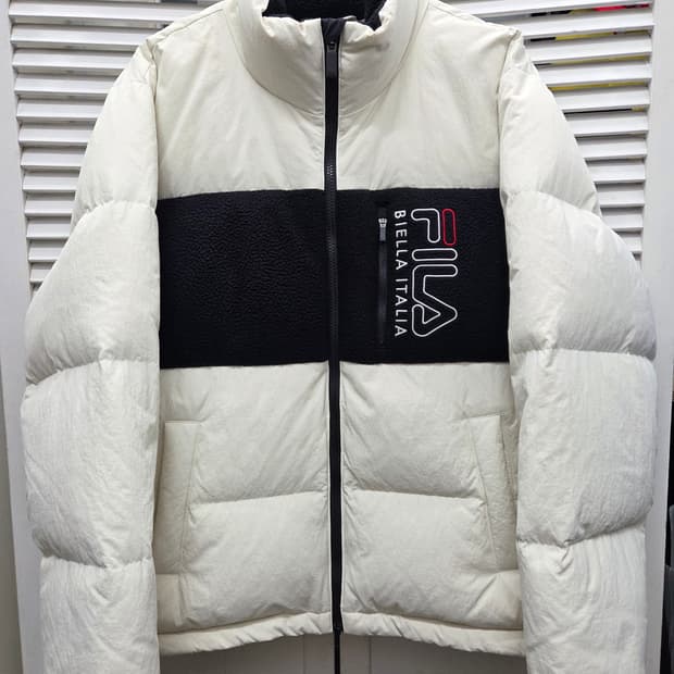 휠라 덕다운 패딩 점퍼