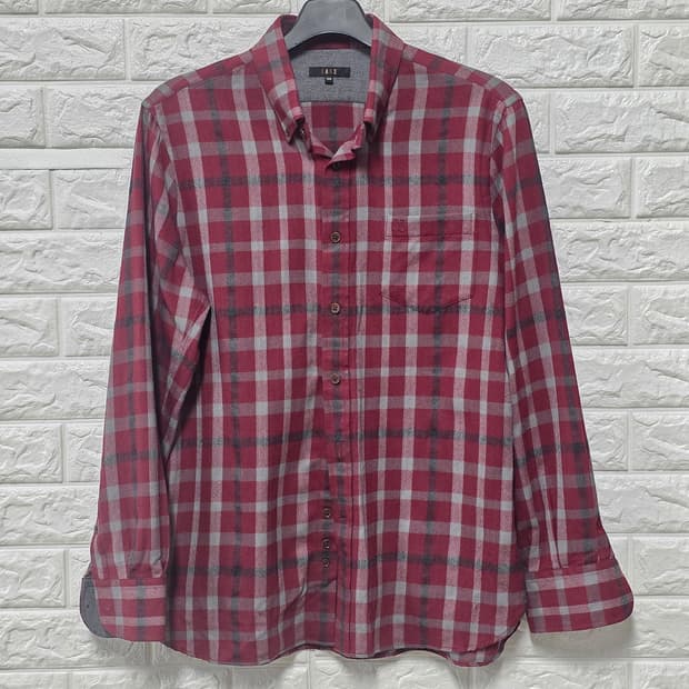 택포) 닥스 체크 남방 100사이즈