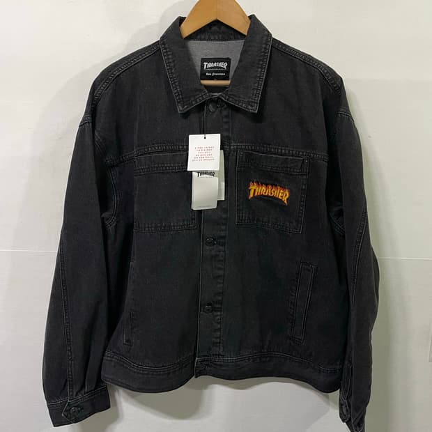 트레셔 데님 자켓 트러커 자켓 청자켓 L 100-105 사이즈 새상품