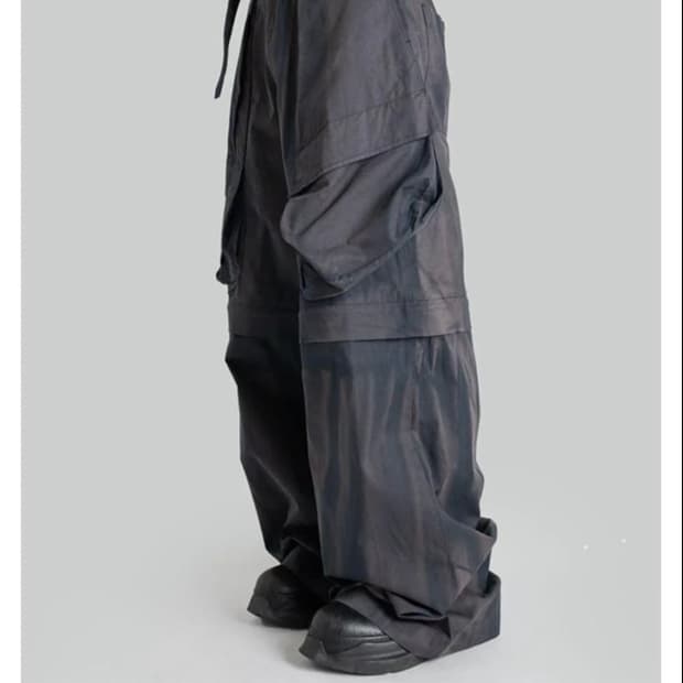 지용킴 24ss 선블리치 3d detachable trousers