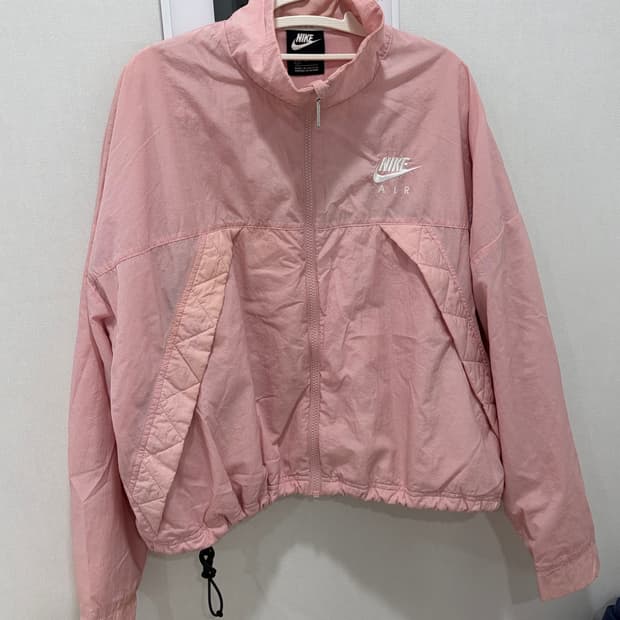나이키 연핑크 딸기우유 바람막이 