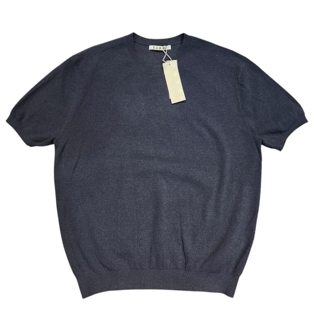 수아레 반팔 니트 네이비 새상품 (XL)