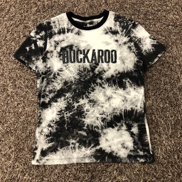 M 버커루 Y2K 타이다이 펑크 티셔츠