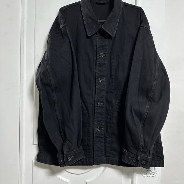 유니클로 U 오버사이즈 컬러 데님 자켓