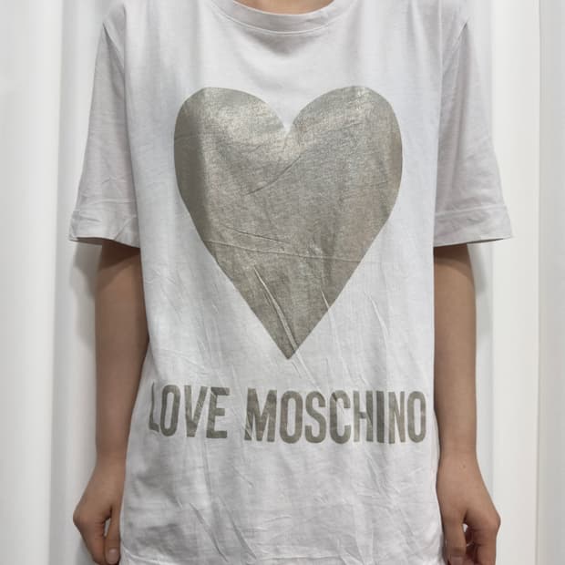 love moschino printing top