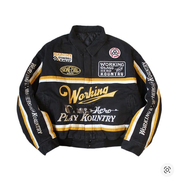 캐피탈 치노 AD 레이싱 드리즐러 자켓 블랙 4 사이즈 구매합니다