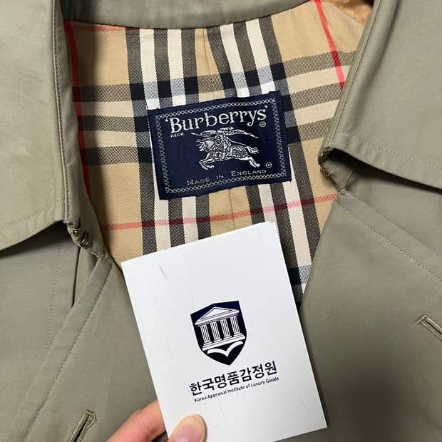 빈티지 버버리 트랜치코트 