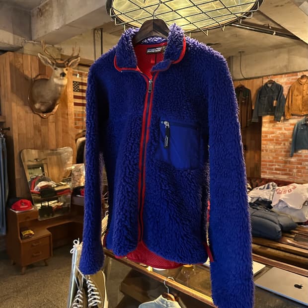 00s USA 빈티지 파타고니아 딥파일 자켓 블루 S