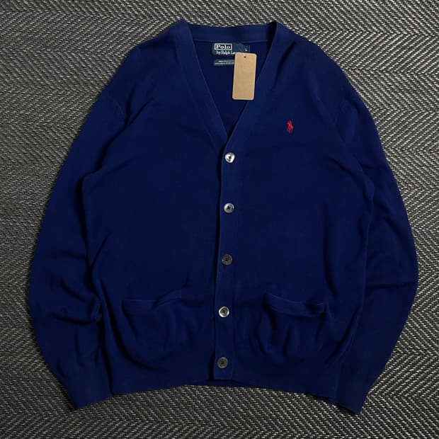 폴로 랄프로렌 포니 피마코튼 미니멀 가디건o 4423
