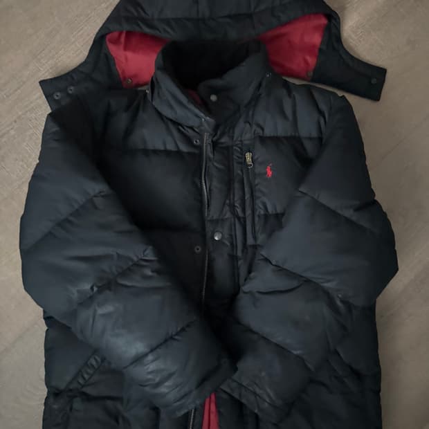 폴로 패딩(레드 포니)
