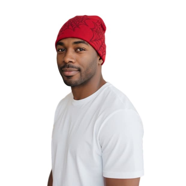 위캔더스 스파이더웹 울 비니