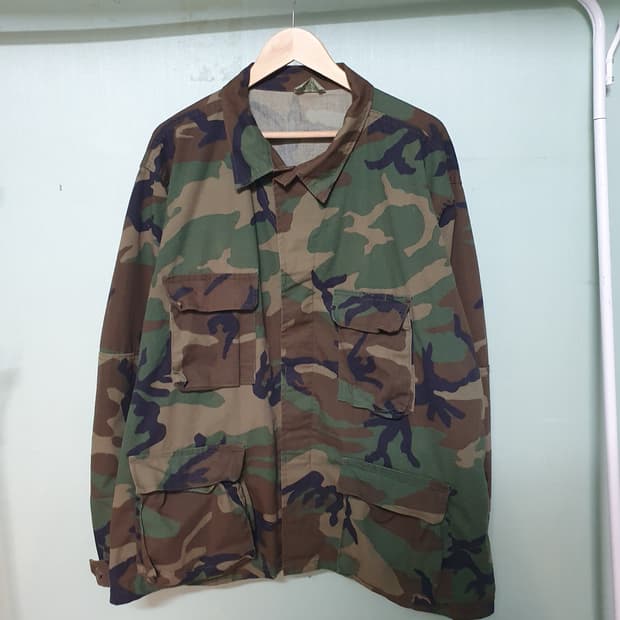 미군 우드랜드 카모 자켓 xl레귤러