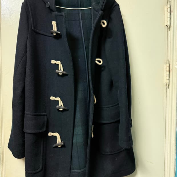 유니클로 떡볶이코트 더플코트 L