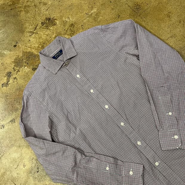 [정품/15] 폴로 랄프로렌 체크 셔츠 남방 b17