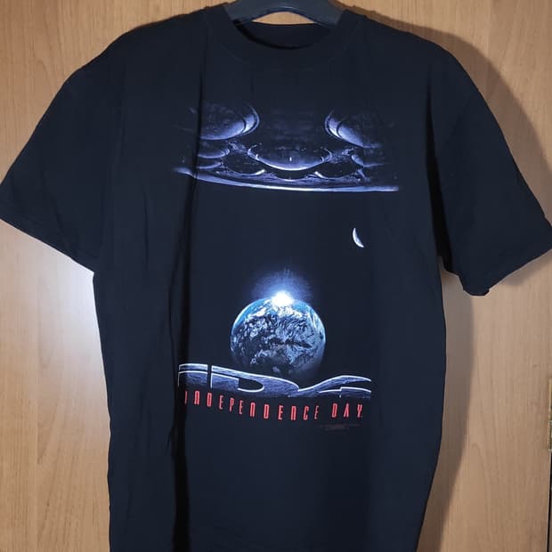 90s 인디펜던스 데이 무비 티셔츠 XL