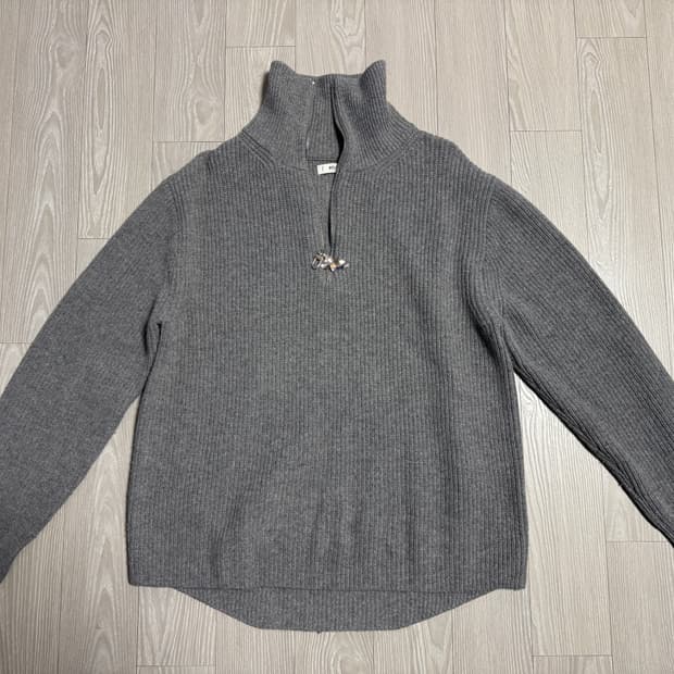 벨리에 /  반집업니트 그레이 / L