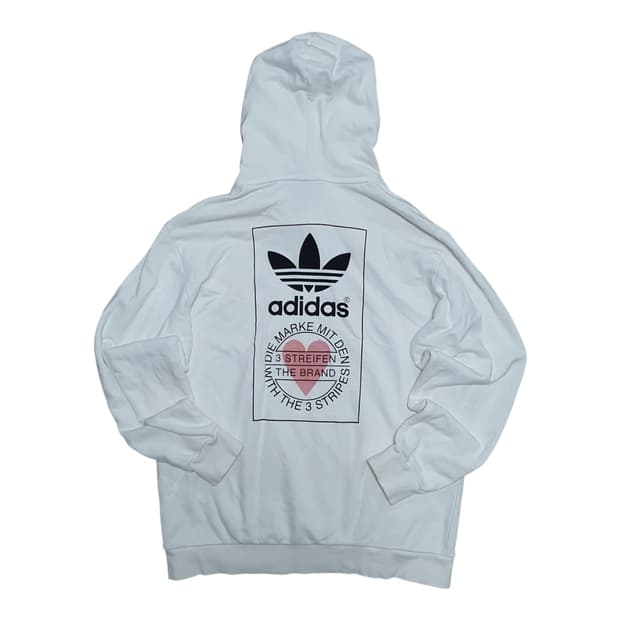 ✨ (바배) 아디다스 백로고 화이트 후드티