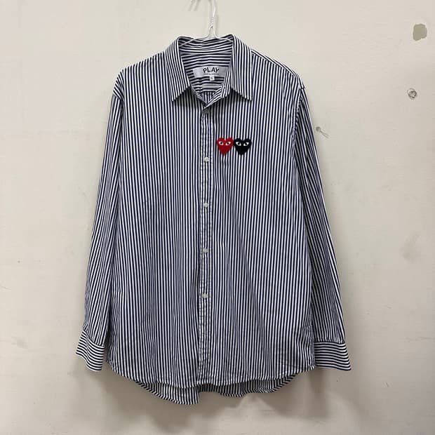 꼼데가르송 더블 하트 스프라이트 셔츠 