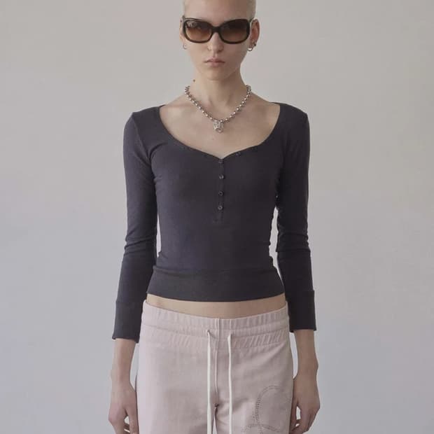 스컬프터 롱슬리브 차콜