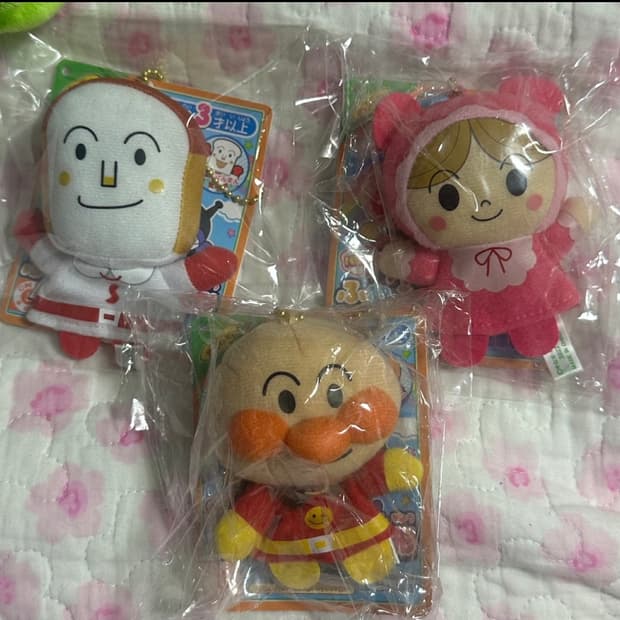 호빵맨 박물관 손가락인형 키링