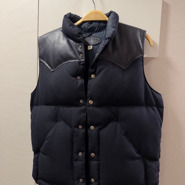 로키마운틴 레더 패드 패딩 베스트 40사이즈