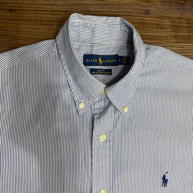 폴로 랄프로렌 스트레치 스트라이프 셔츠