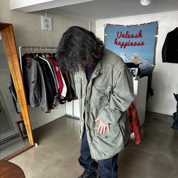 Eddie Bauer 에디바우어 코튼 사파리 필드 자켓 (XL)