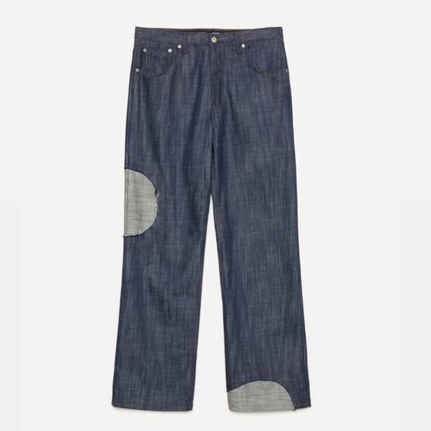 (0)에드워드 커밍 서클 윈도우 데님 팬츠