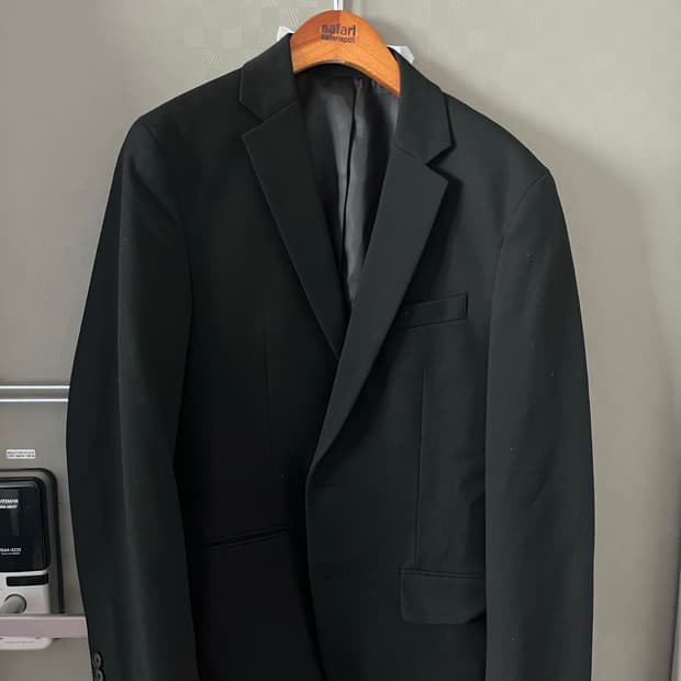 무신사 스탠다드 오버핏 블레이저 자켓 블랙