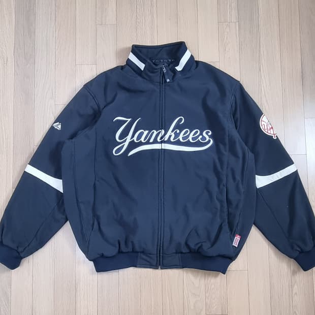 마제스틱 MLB 뉴욕 양키즈 오왼 기모 자켓 XXL _ 남성