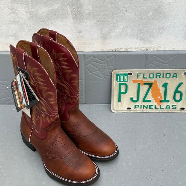 [저스틴] •Justin Cowboy Brown Boots