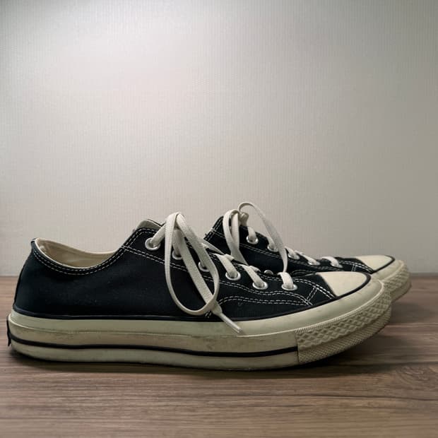 컨버스 로우 블랙 265