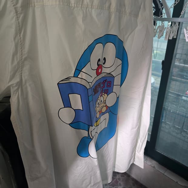 도라에몽 팔라스 셔츠 XL
