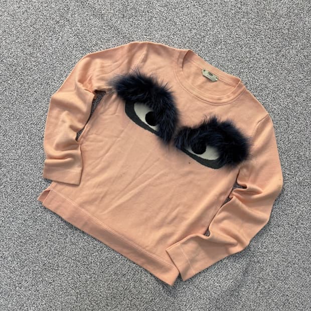 38 펜디 폭스퍼 몬스터아이 울 니트 0323J