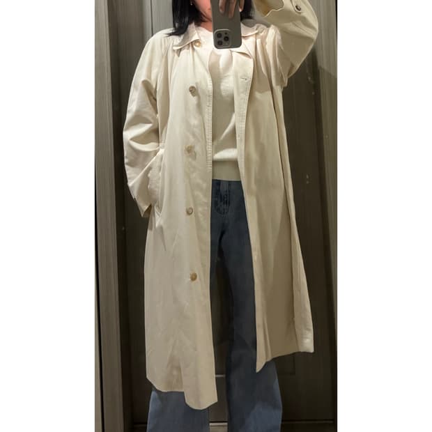 HANE의 레글런 트렌치 코트   Ecru