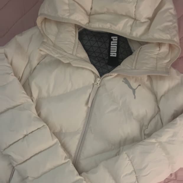 퓨마 슬림핏 패딩 