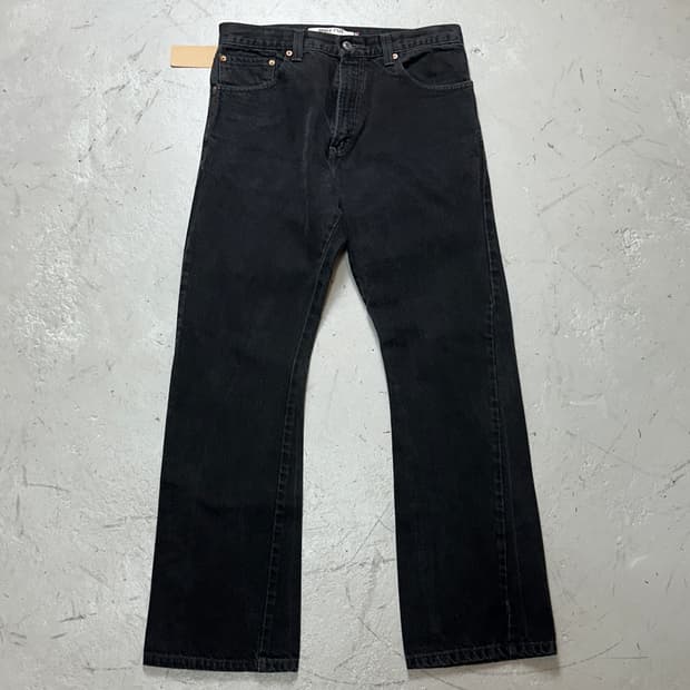 00's 리바이스 517 블랙 부츠컷 플레어진