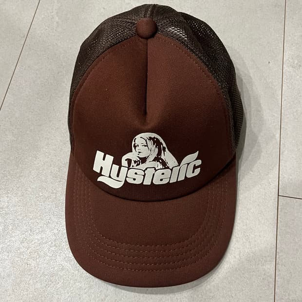 히스테릭글래머 메쉬 볼캡 브라운