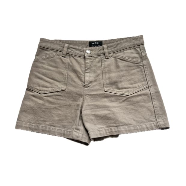 A.P.C 아페쎄 카키브라운 반바지 쇼츠
