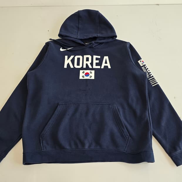 나이키 코리아 클럽 플리스 후디 네이비 L