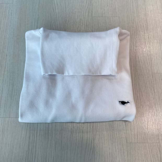 네이더스 스탠다드 모크넥 터틀넥 5 화이트