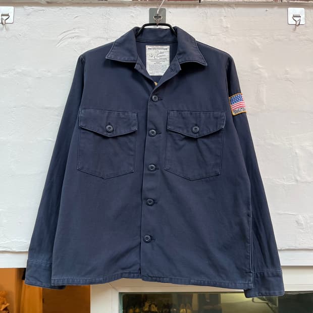 Rodeo Crowns 밀리터리 셔츠 자켓 네이비 S
