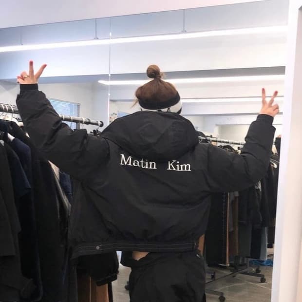 마뗑킴 크롭후드패딩