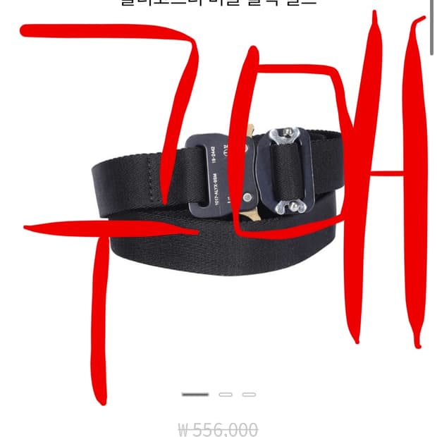 (구매)알릭스 벨트 (모델 상관없음)