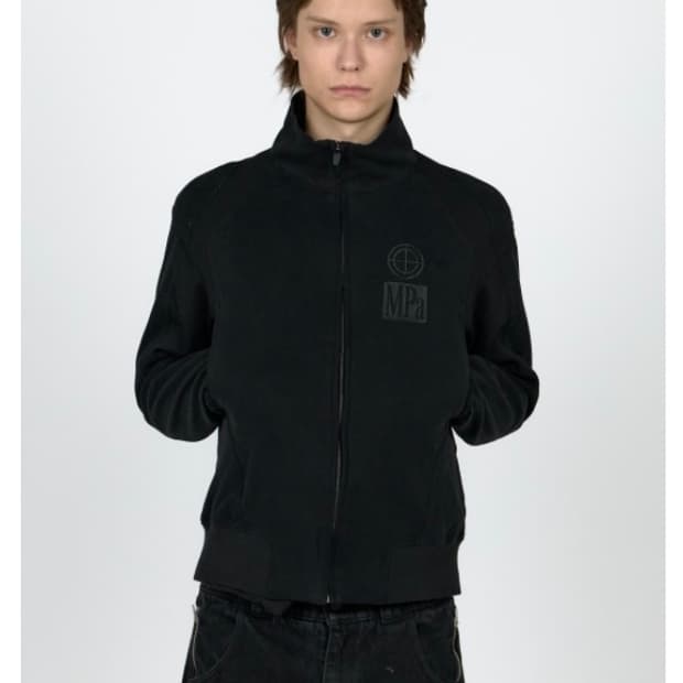 MPa CONTRAST ZIPPED JACKET (BLACK) 